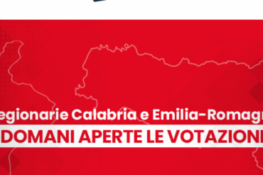 Regionarie Calabria ed Emilia-Romagna: domani 11 Dicembre aperte le votazioni